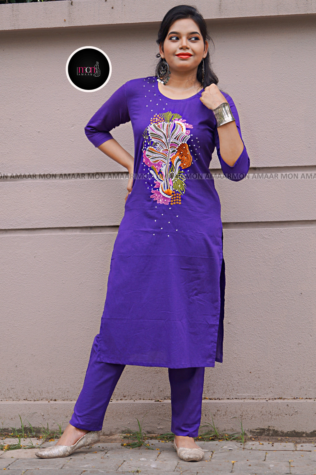 Glow And Shine - Cotton Kurti Set