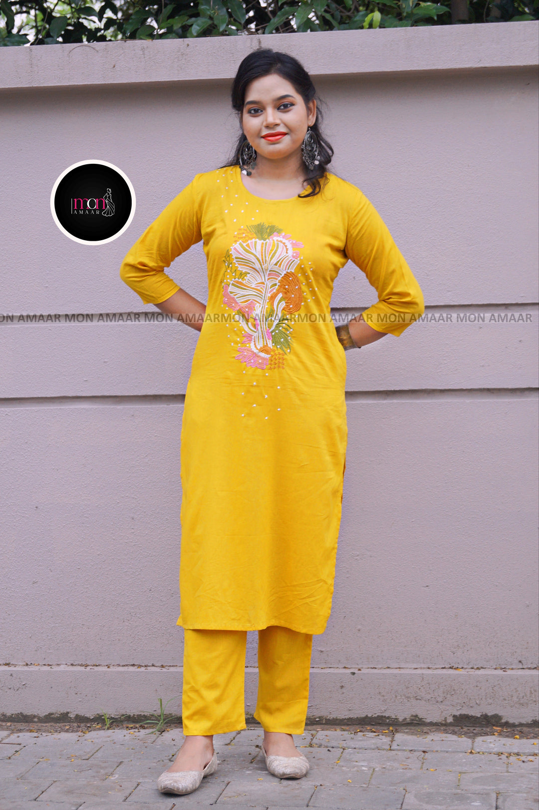 Glow And Shine - Cotton Kurti Set