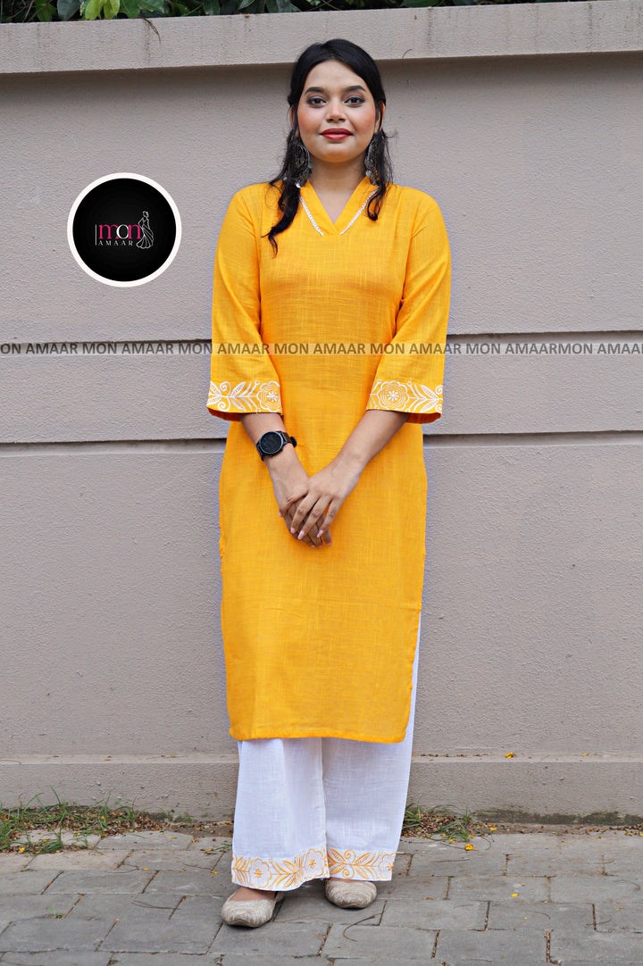 Smile Out Loud - Cotton Kurti Set