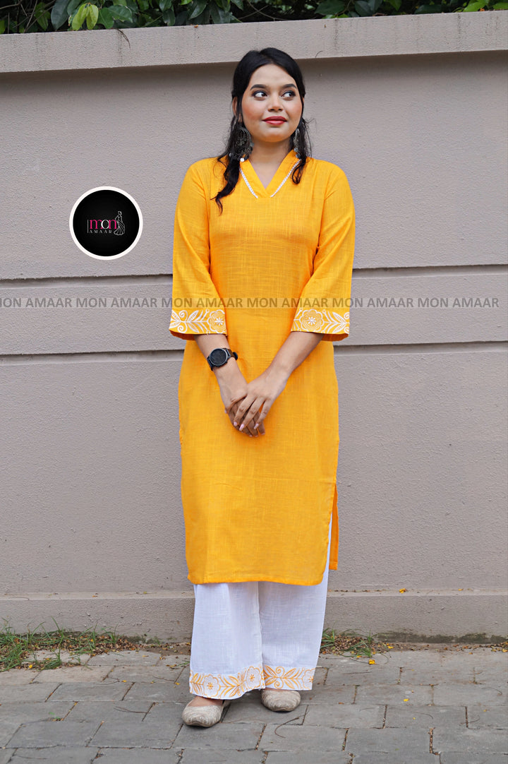 Smile Out Loud - Cotton Kurti Set