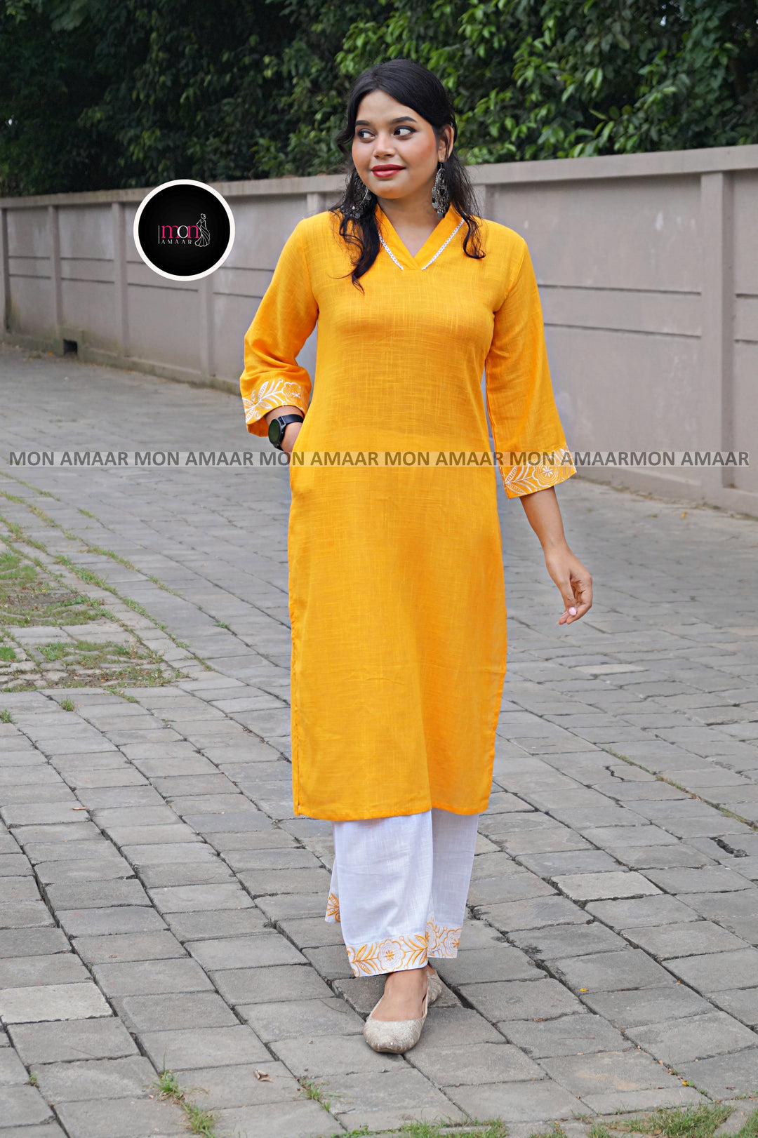 Smile Out Loud - Cotton Kurti Set