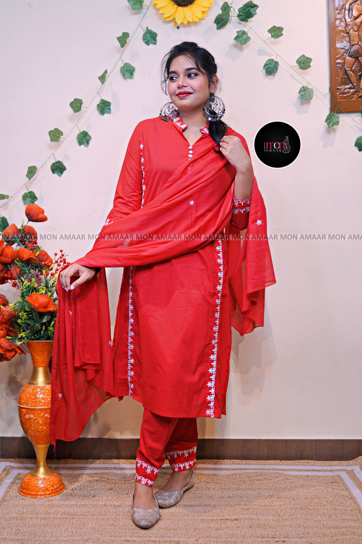 Thoughtful Gift- Cotton Kurti Set