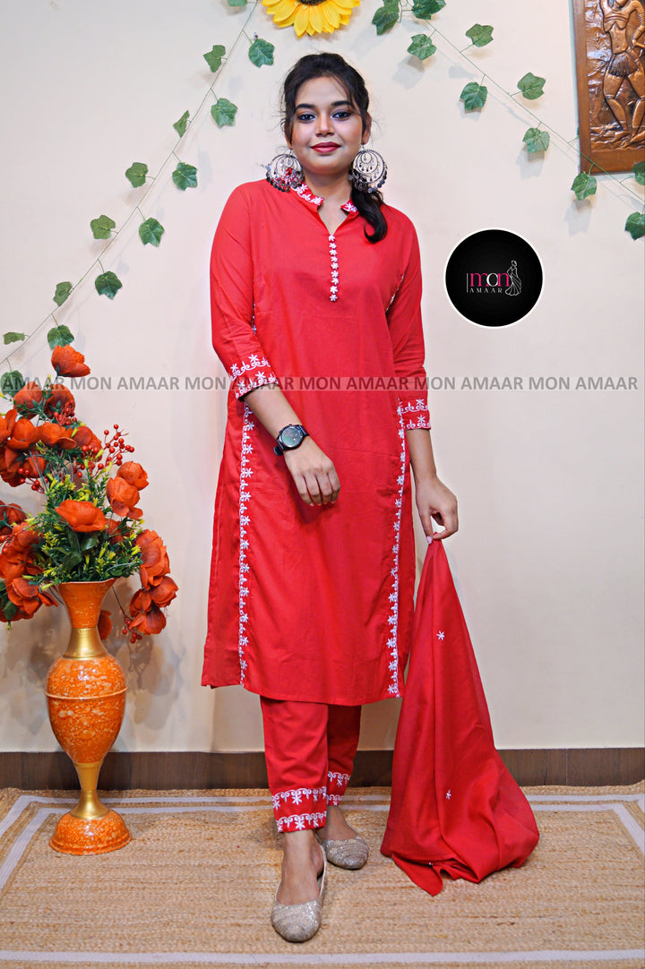 Thoughtful Gift- Cotton Kurti Set