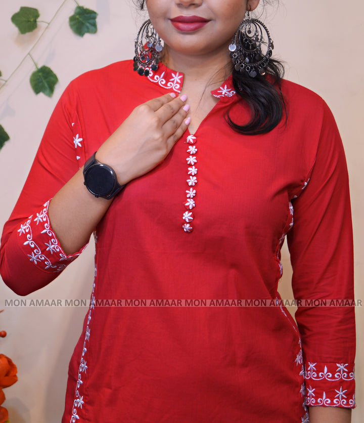 Thoughtful Gift- Cotton Kurti Set