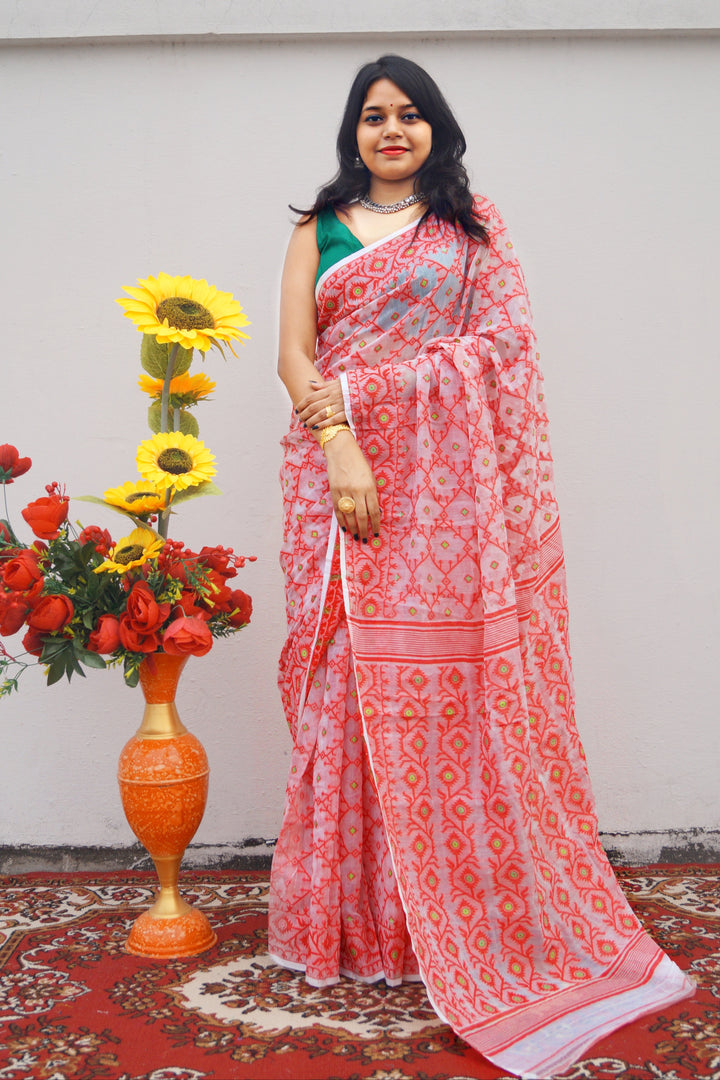 An Art Form In Six Yards- Dhakai Jamdani Saree