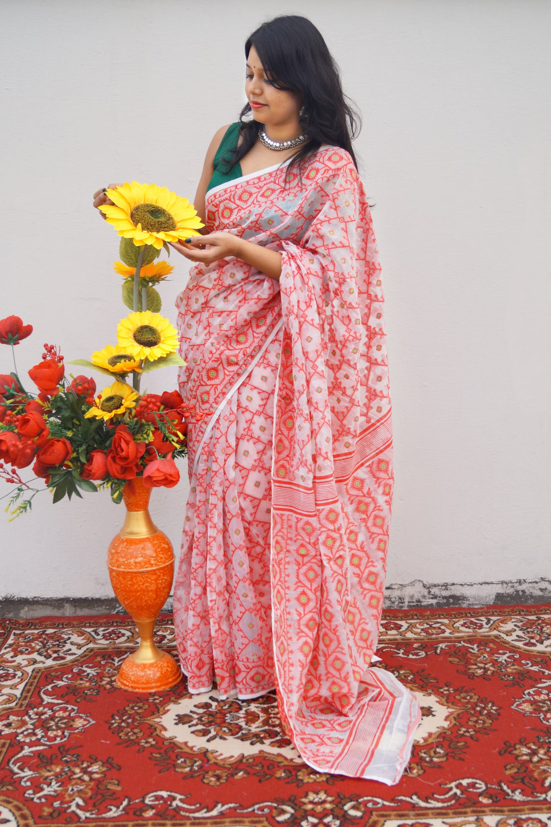 An Art Form In Six Yards- Dhakai Jamdani Saree