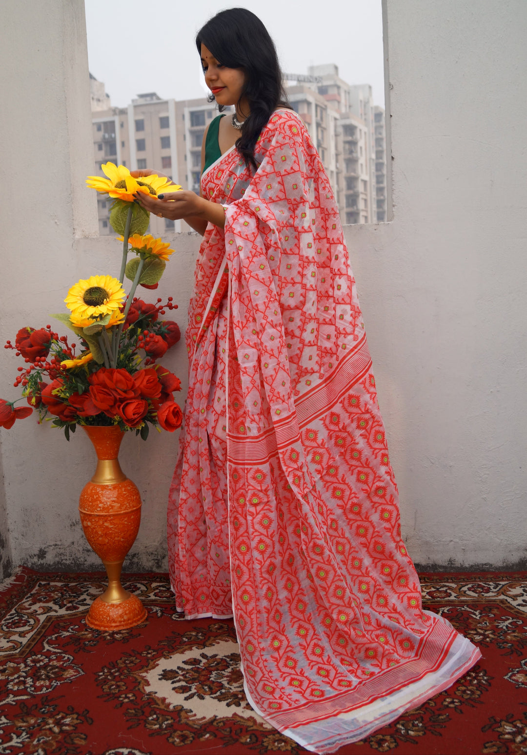 An Art Form In Six Yards- Dhakai Jamdani Saree