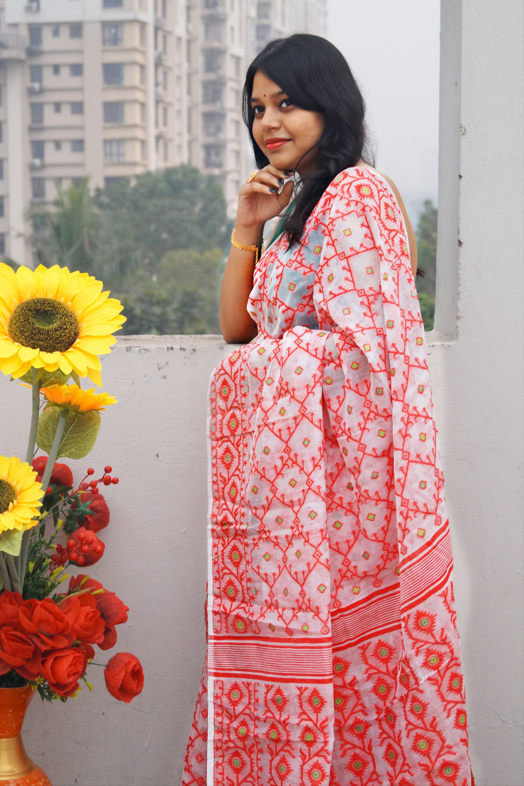 An Art Form In Six Yards- Dhakai Jamdani Saree