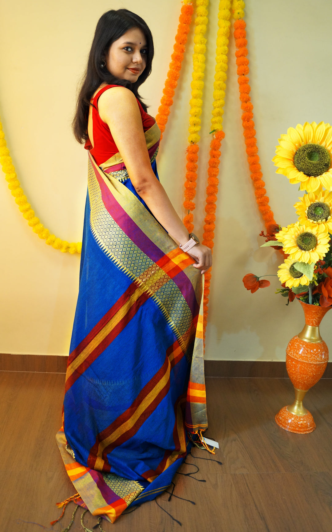 Fabulous Wardrobes(Bengal Narayanpet Saree)