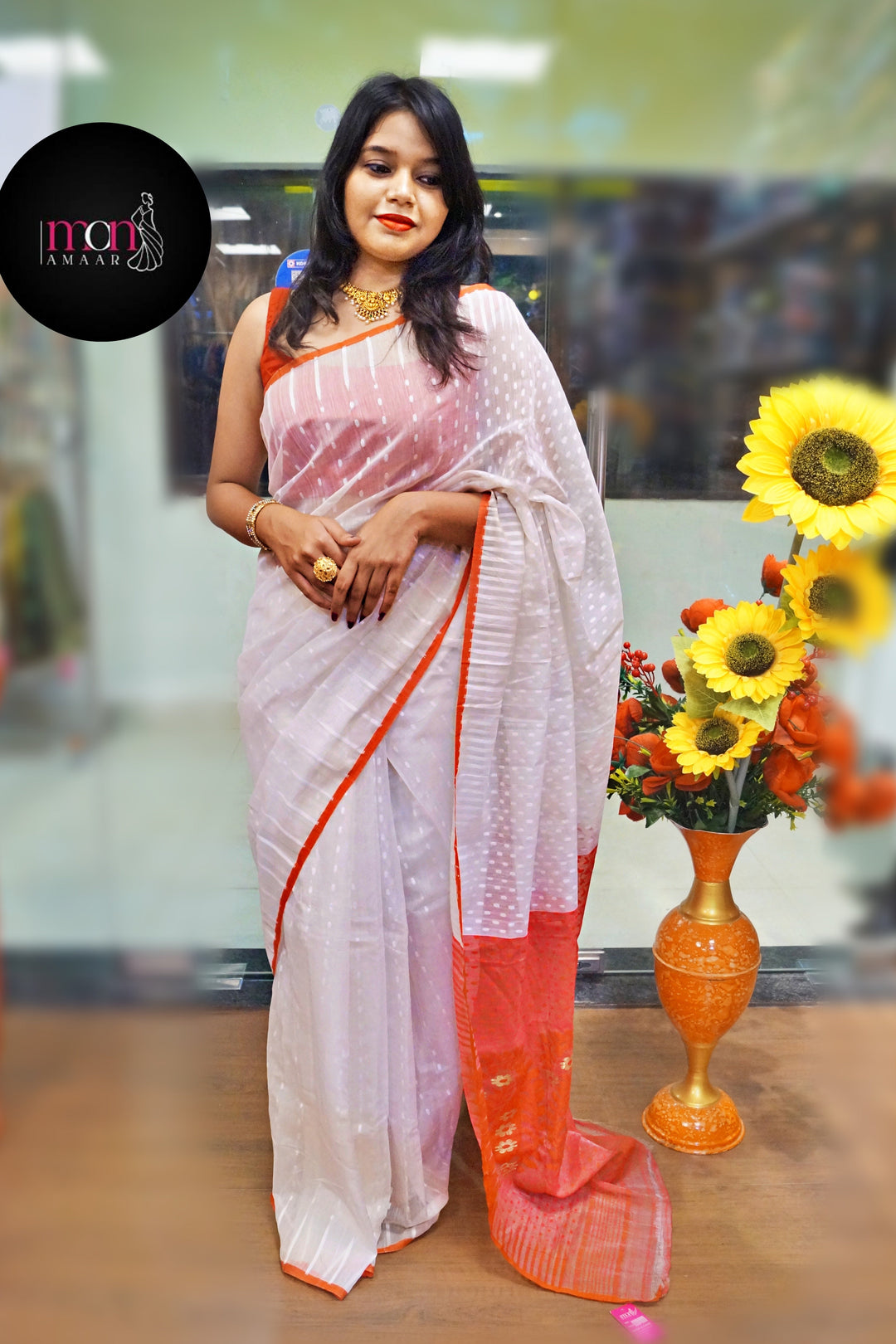 Sreemoyee - Bengal Dhakai Jamdani Saree