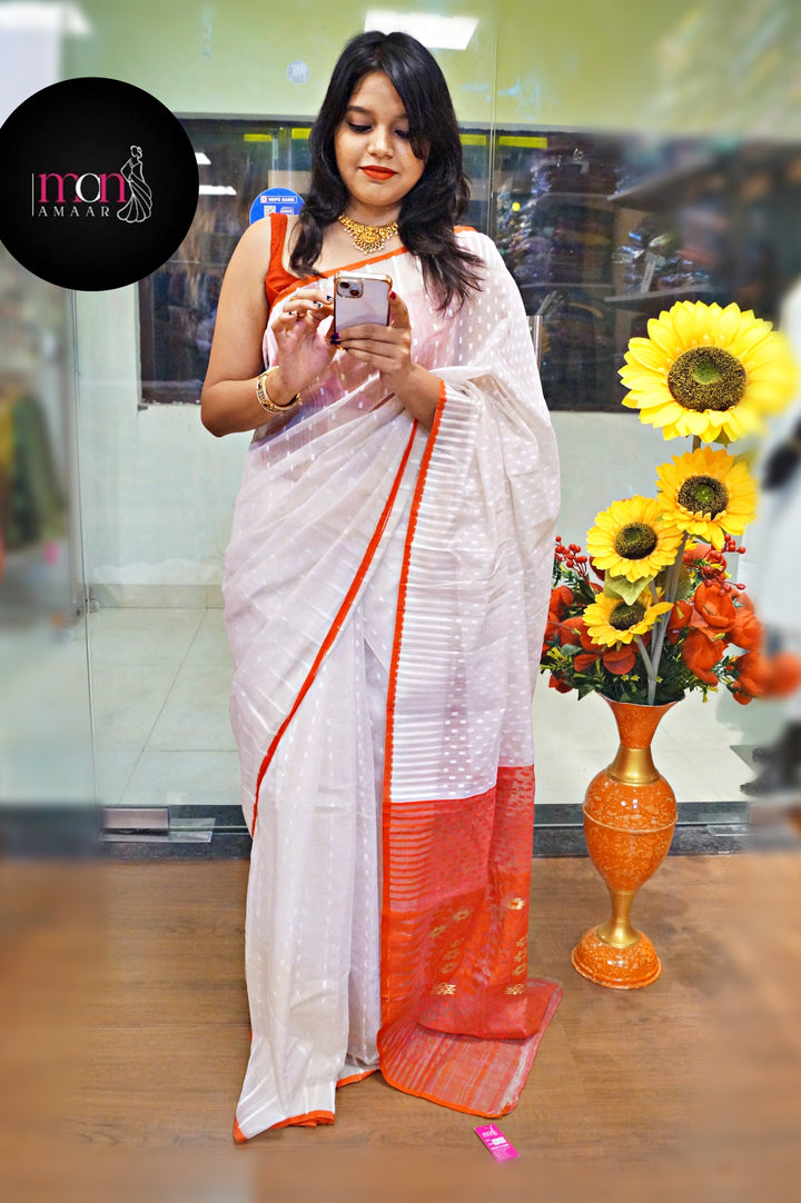 Sreemoyee - Bengal Dhakai Jamdani Saree