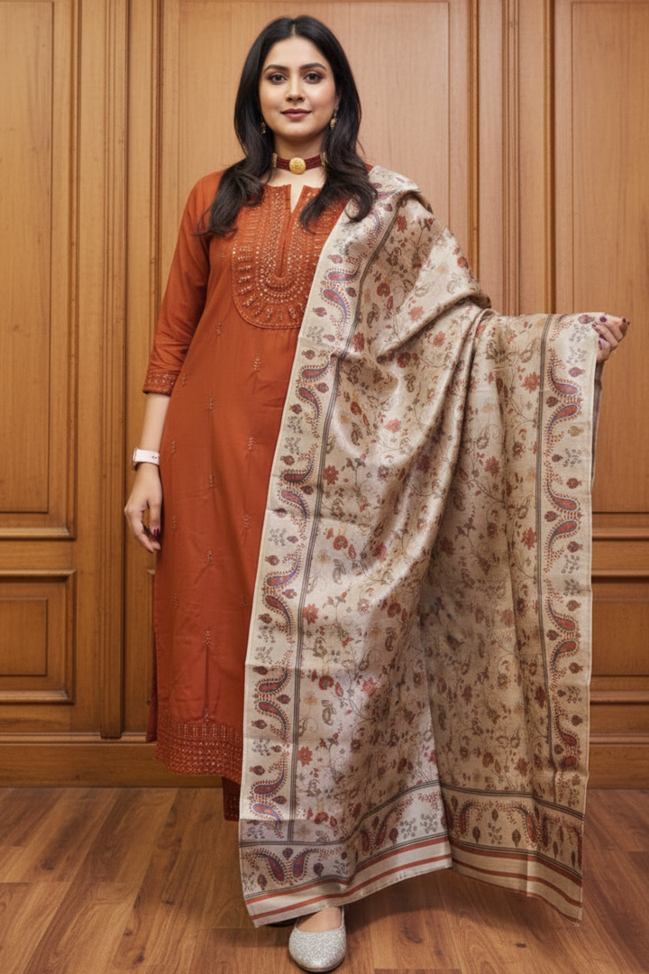 Elegance Redefined- The Cotton Silk 3-Piece Set