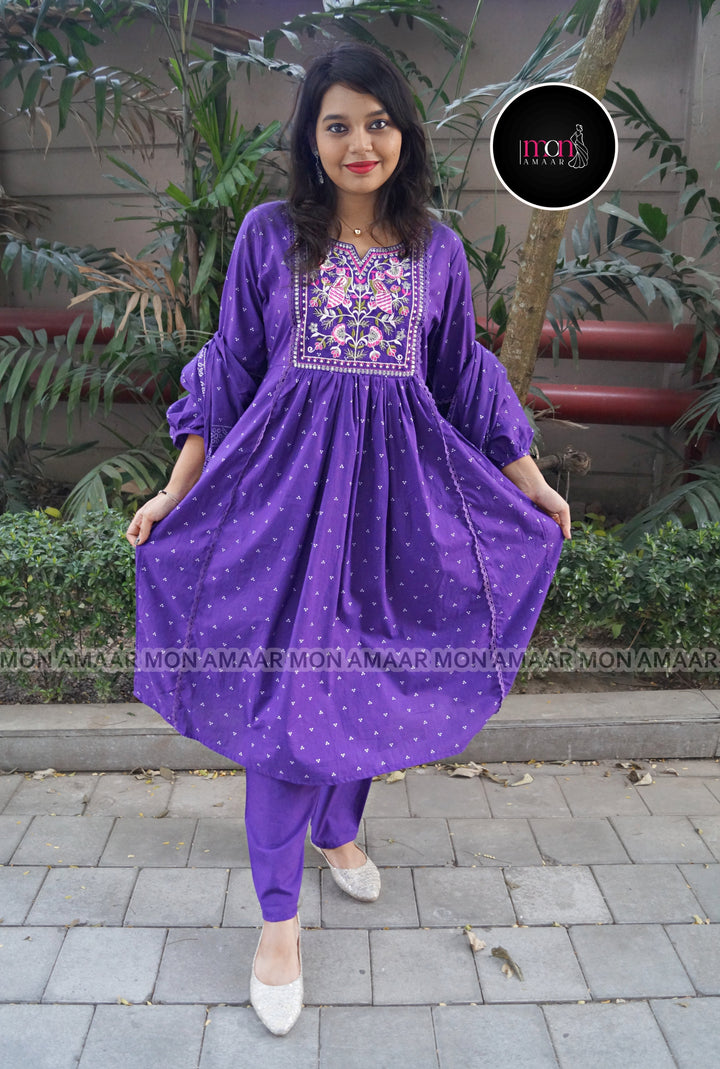 Reliving Moments Cotton Kurti Set