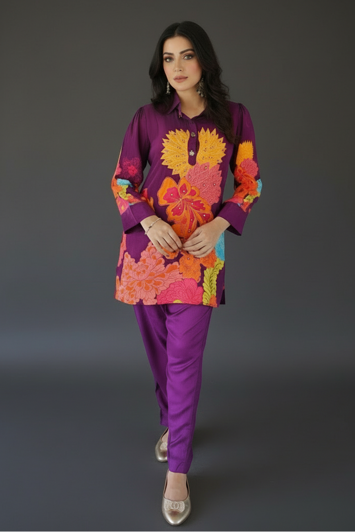 Stay Cool Crepe Muslin Coord Set