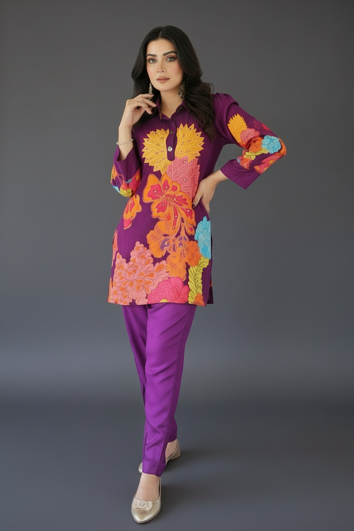 Stay Cool Crepe Muslin Coord Set