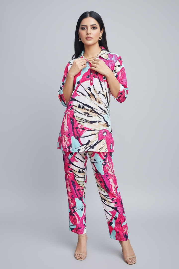 Viral And Trendy Cotton Coord Set