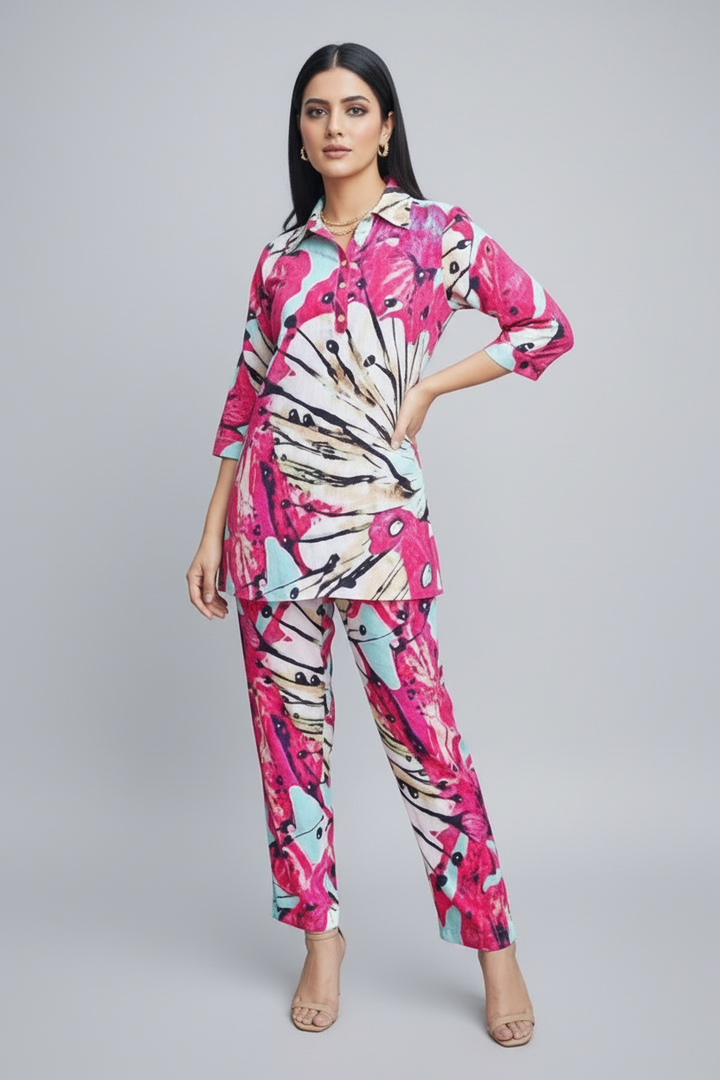 Viral And Trendy Cotton Coord Set