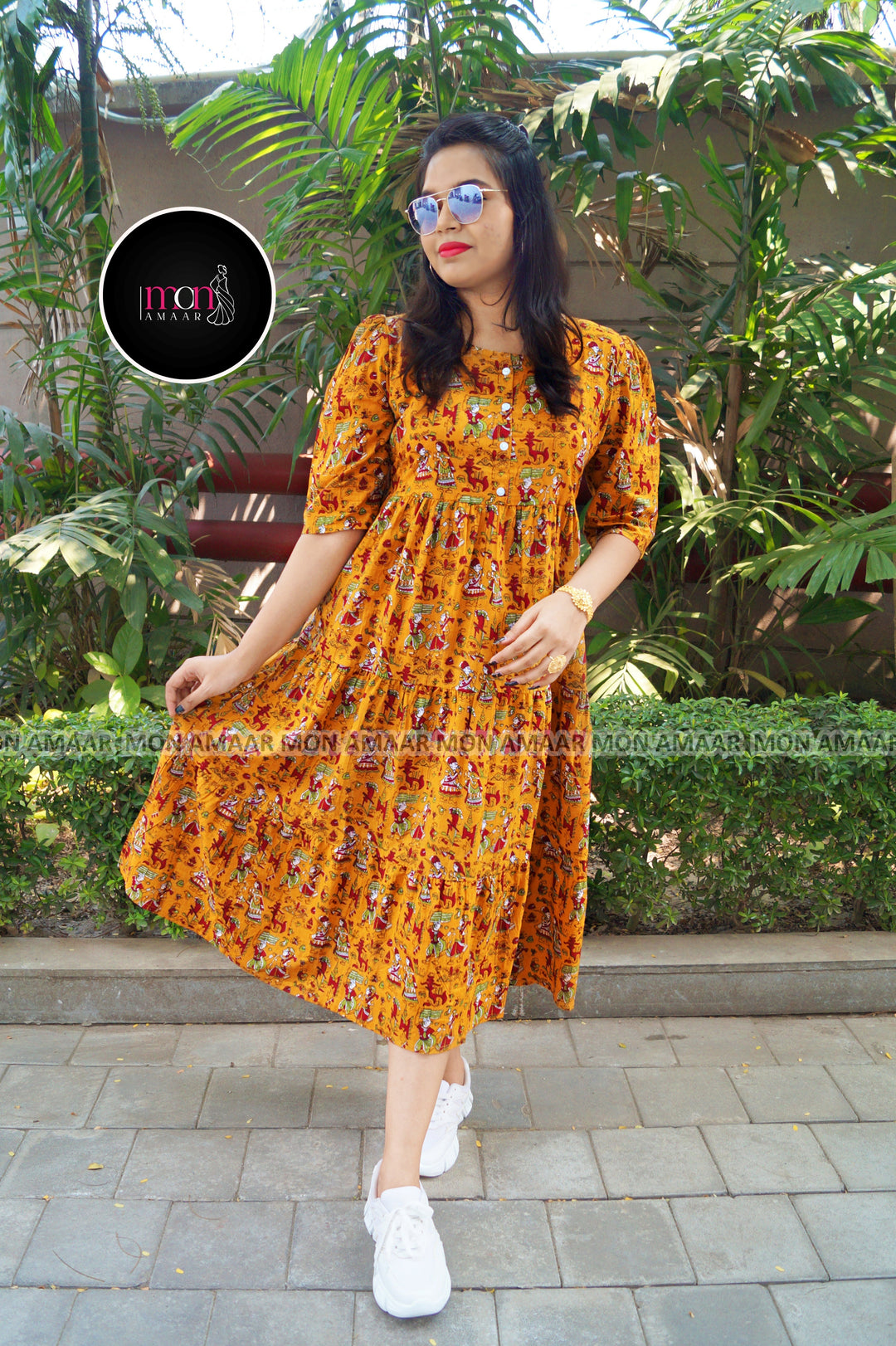 Refreshing Summer -Cotton Dress