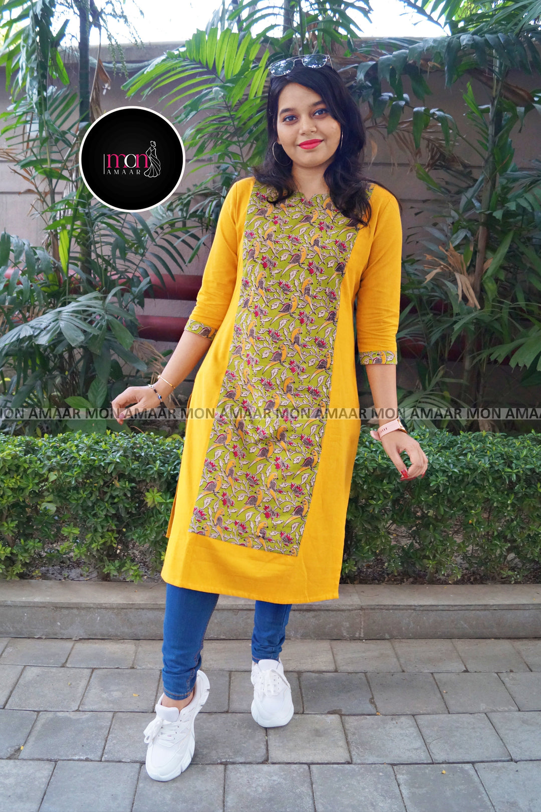 Green Fashion -Pure Sustainable Hand Block Kalamkari  Kurti