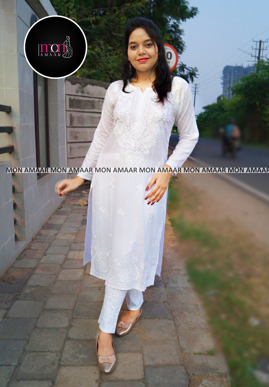 A Day In Colors - Special Chikankari Kurti Set