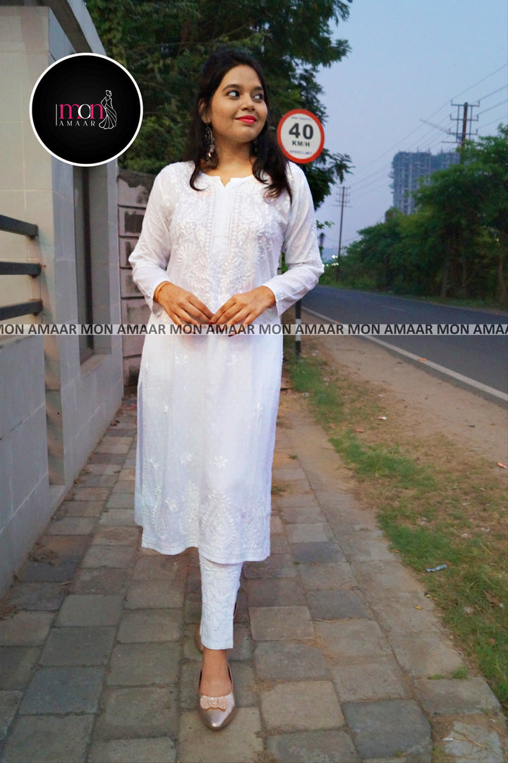 A Day In Colors - Special Chikankari Kurti Set