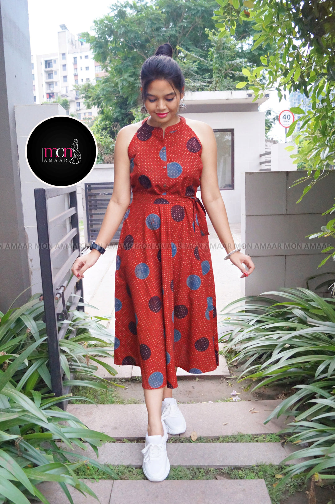 Spot On Style Sustainable Long Handloom Dress