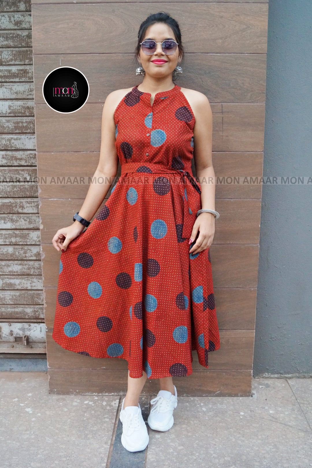 Spot On Style Sustainable Long Handloom Dress