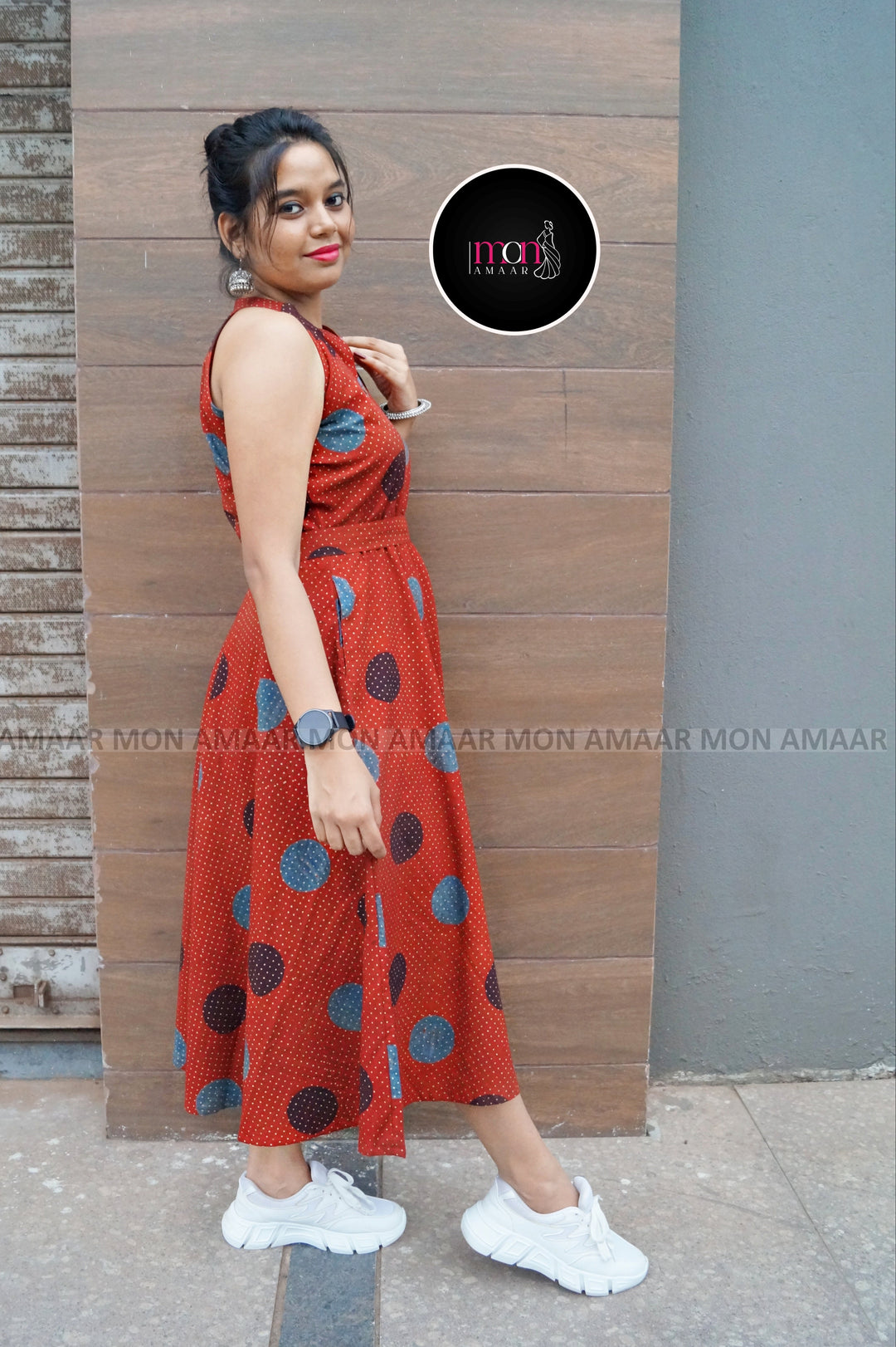 Spot On Style Sustainable Long Handloom Dress