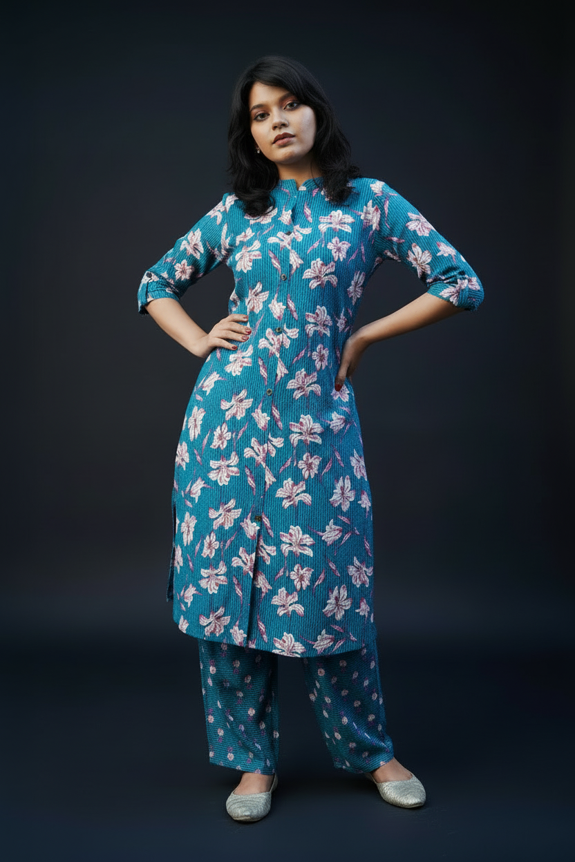 Style With Comfy-Kantha Cotton Coord Set