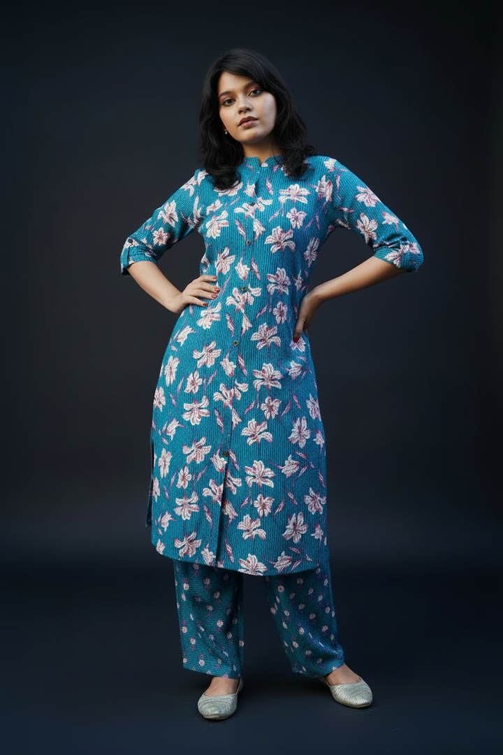Style With Comfy-Kantha Cotton Coord Set