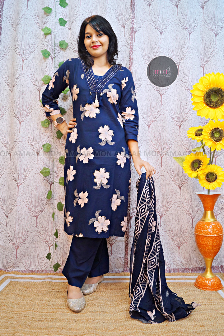 Sweet Things- Cotton Kurti Set