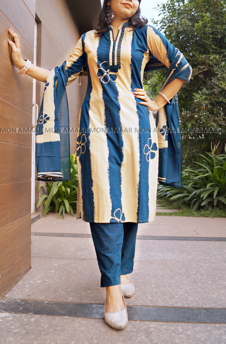 A Soft Touch -Cotton Kurti Set