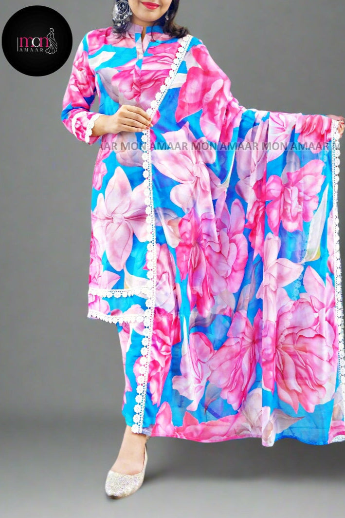 Palette of Affection - Colorful Vibrant Kurti Set