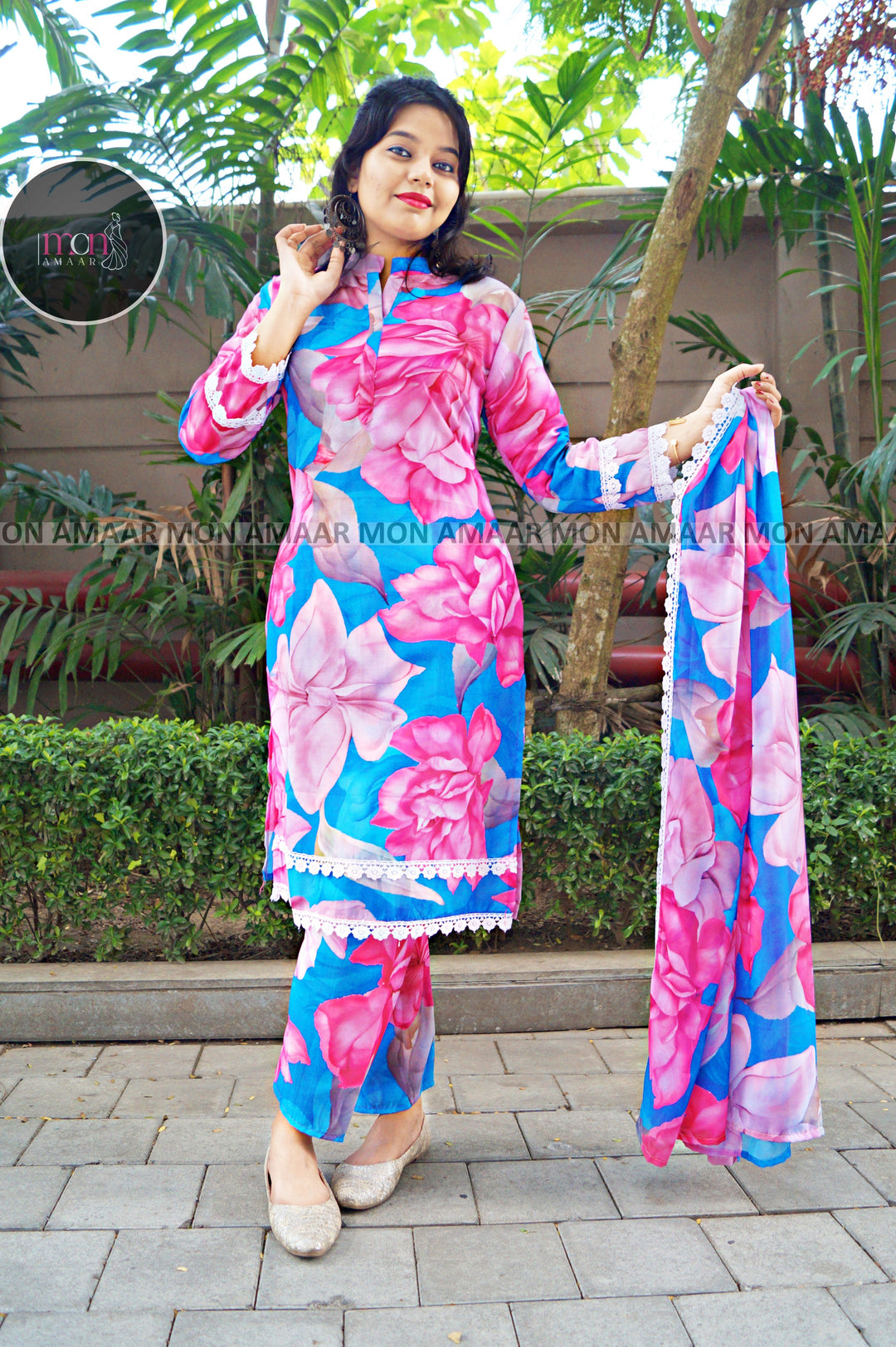 Palette of Affection - Colorful Vibrant Kurti Set