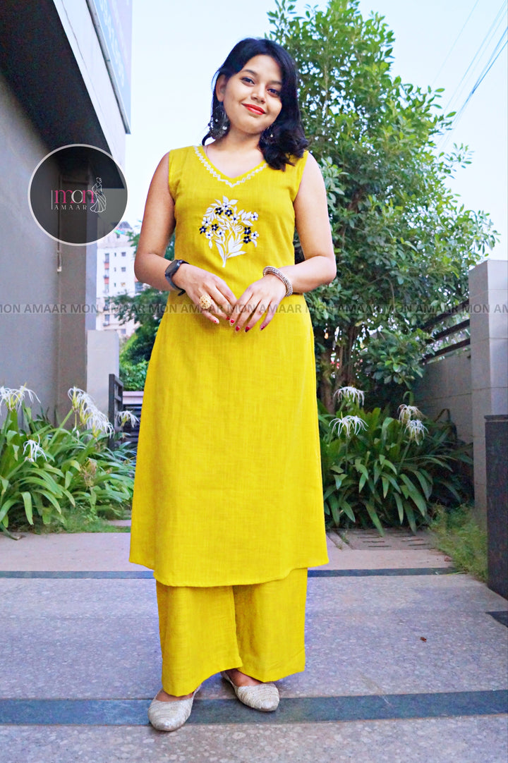 Light Cascade- Cotton Coord Set