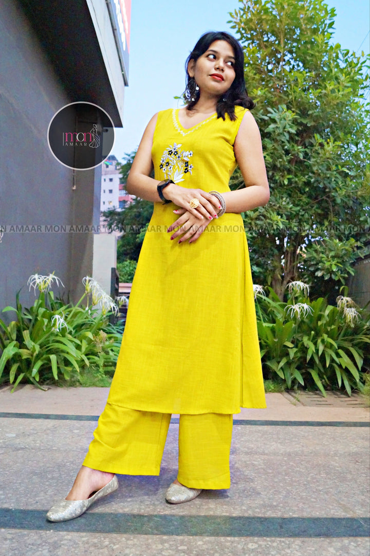 Light Cascade- Cotton Coord Set
