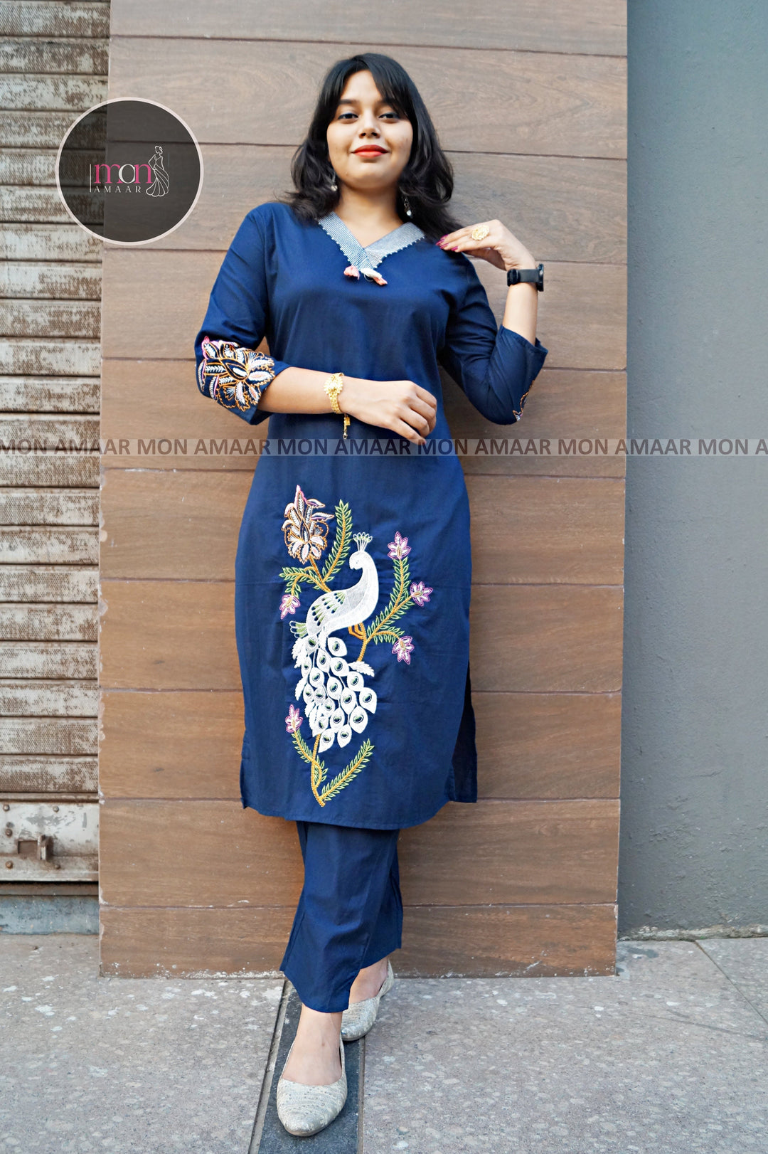 The National Bird- Cotton Kurti Set