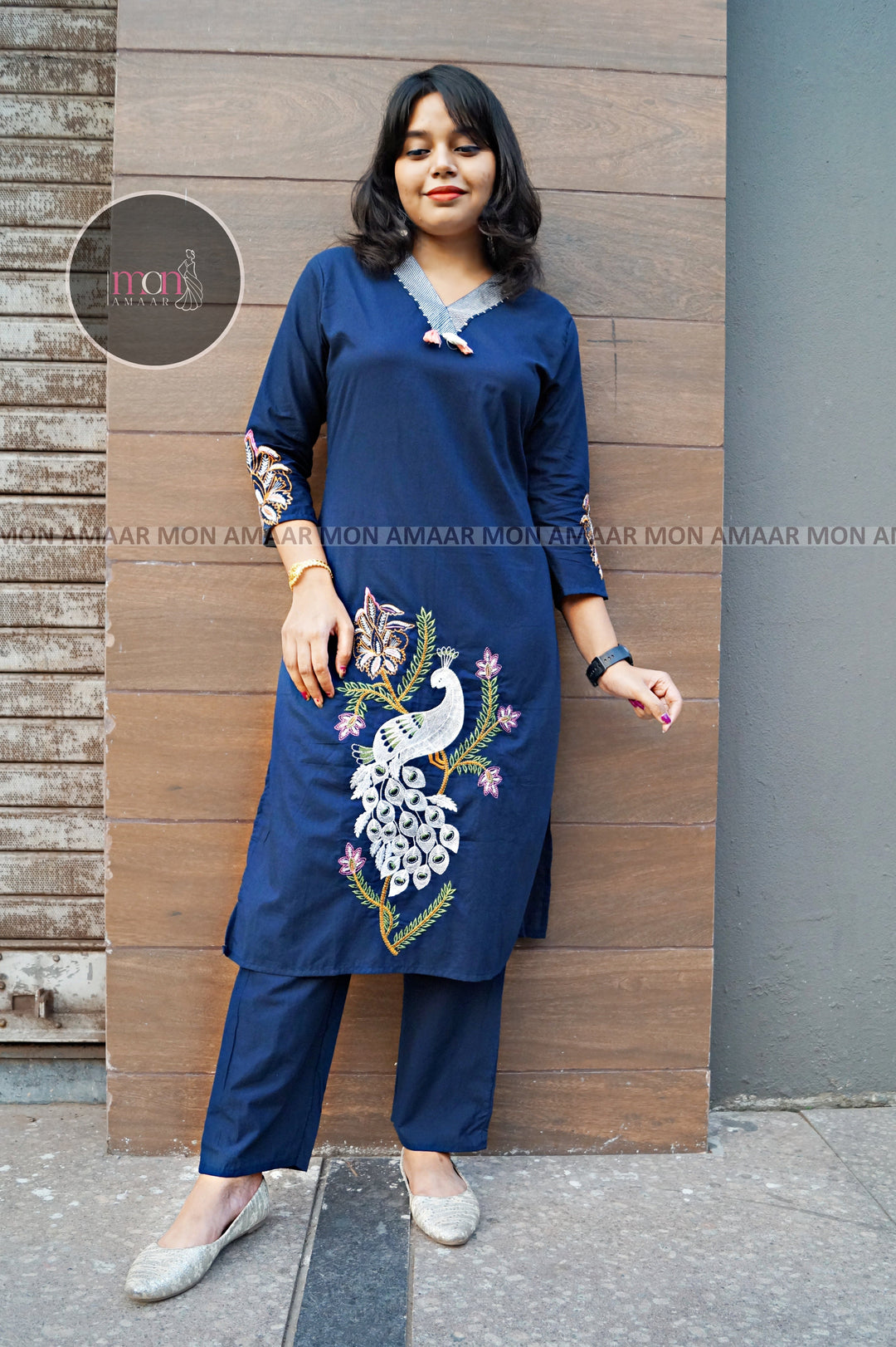 The National Bird- Cotton Kurti Set