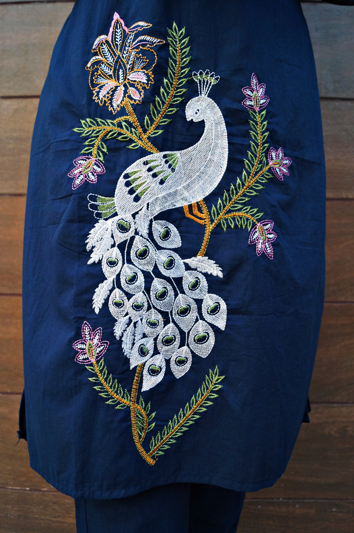 The National Bird- Cotton Kurti Set