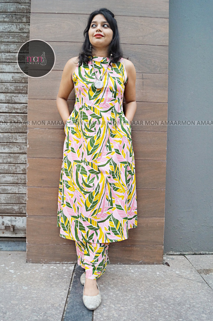 Nature -Cotton Coord Set