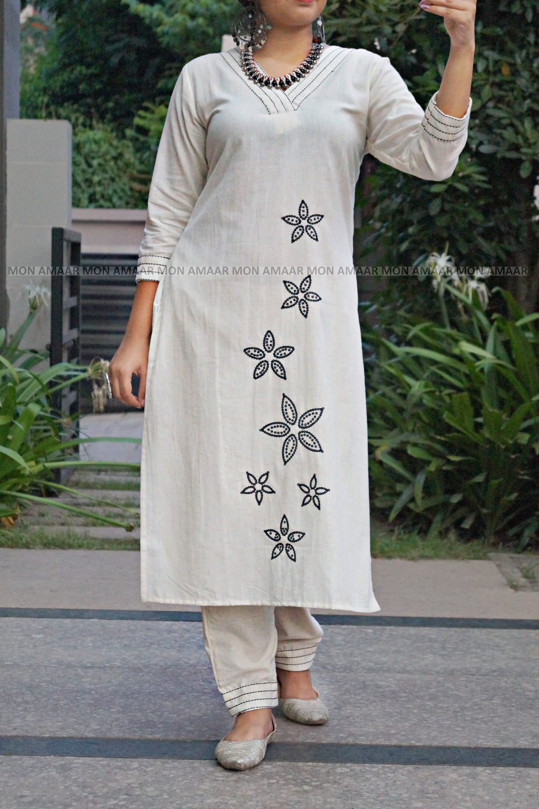 Stars Of The Galaxy- Cotton Kurti Set