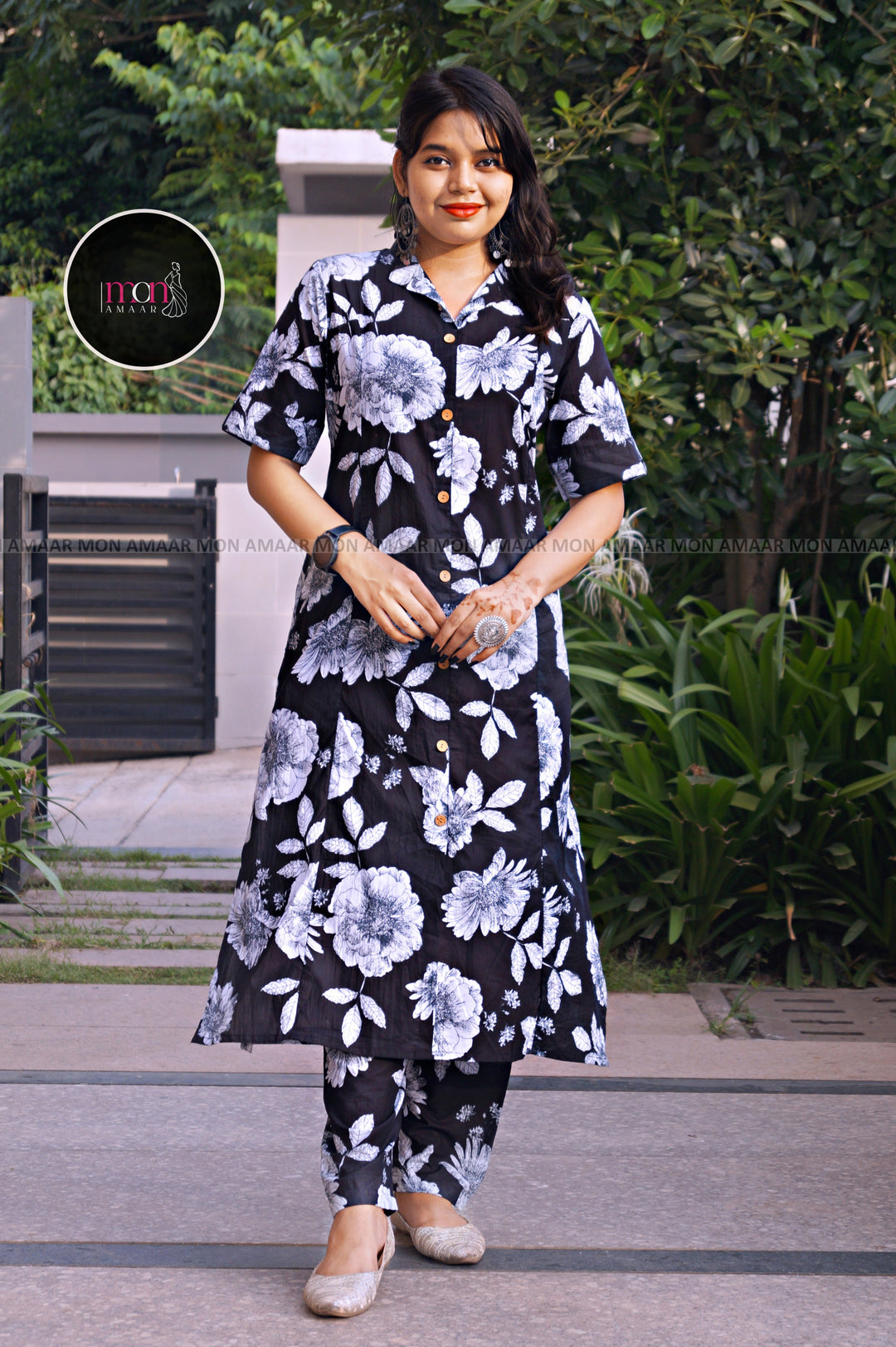 Life Of Flower - Cotton Coord Set