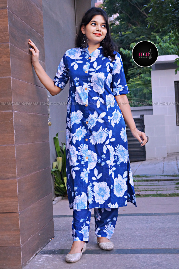 Life Of Flower - Cotton Coord Set