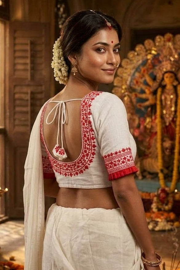 Adya Shakti Vichitra Silk Designer Blouse
