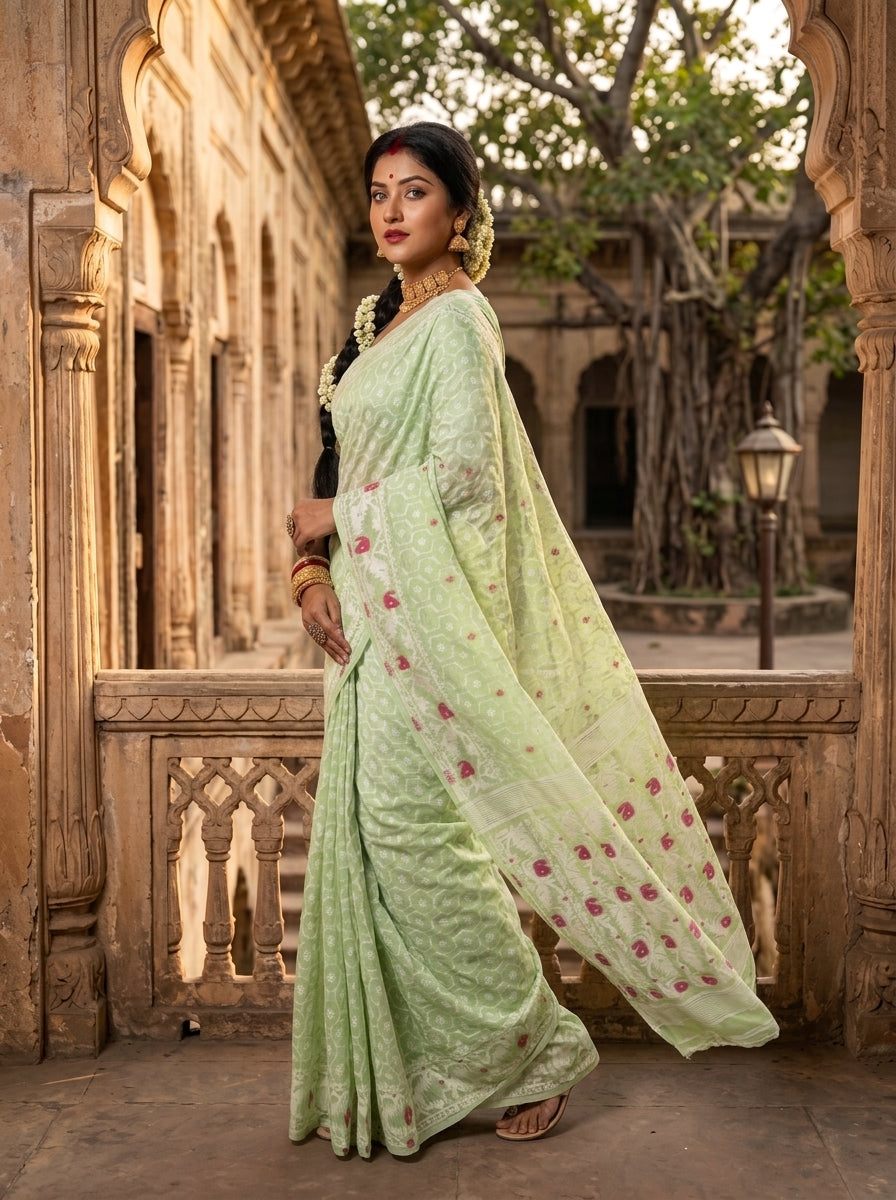 Swarnamayi Jamdani Saree
