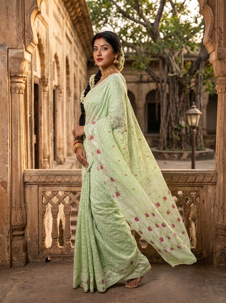 Swarnamayi Jamdani Saree