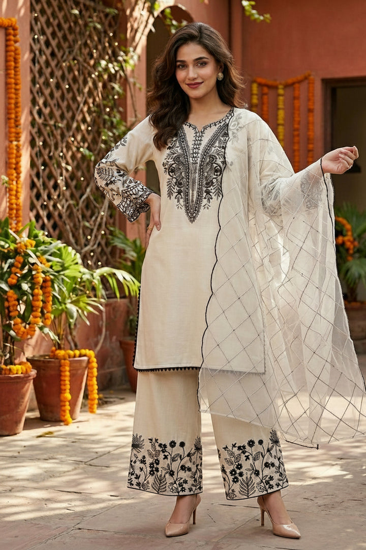 The Pastel Edit Partywear Kurti Set