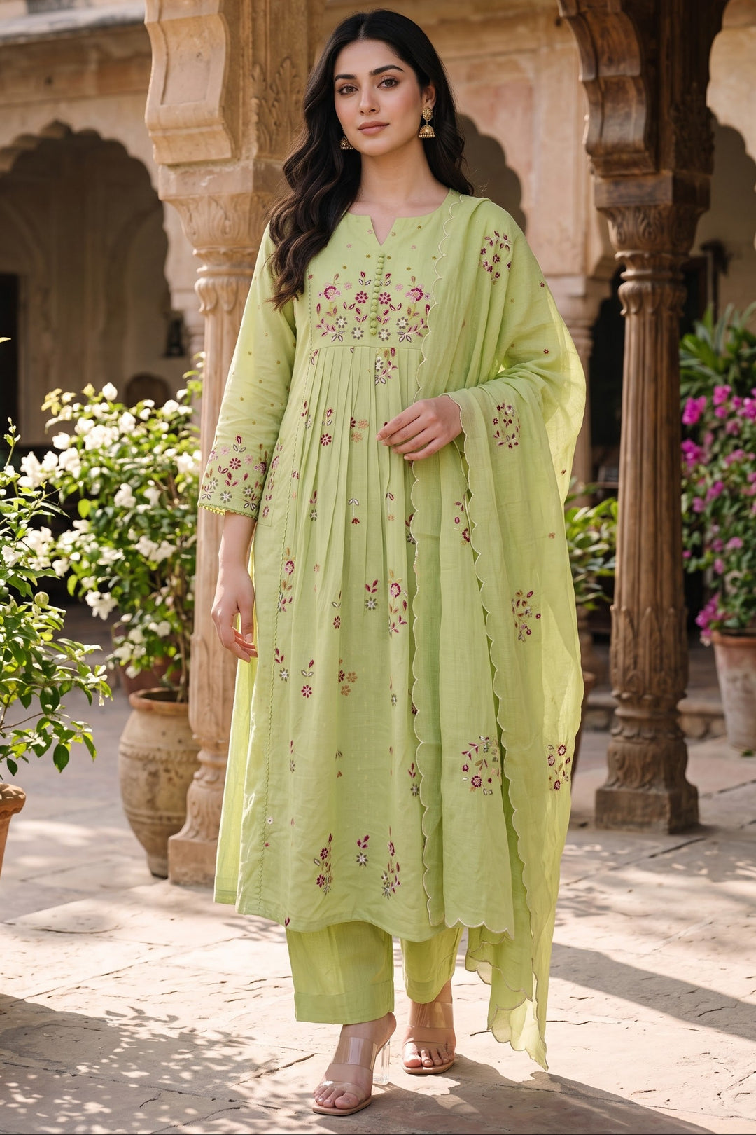 My Forever Star Cotton Kurti Set