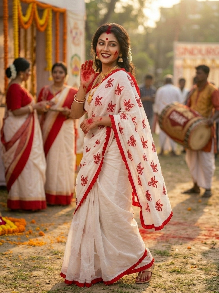 Kanak Roshni Cotton Silk Saree