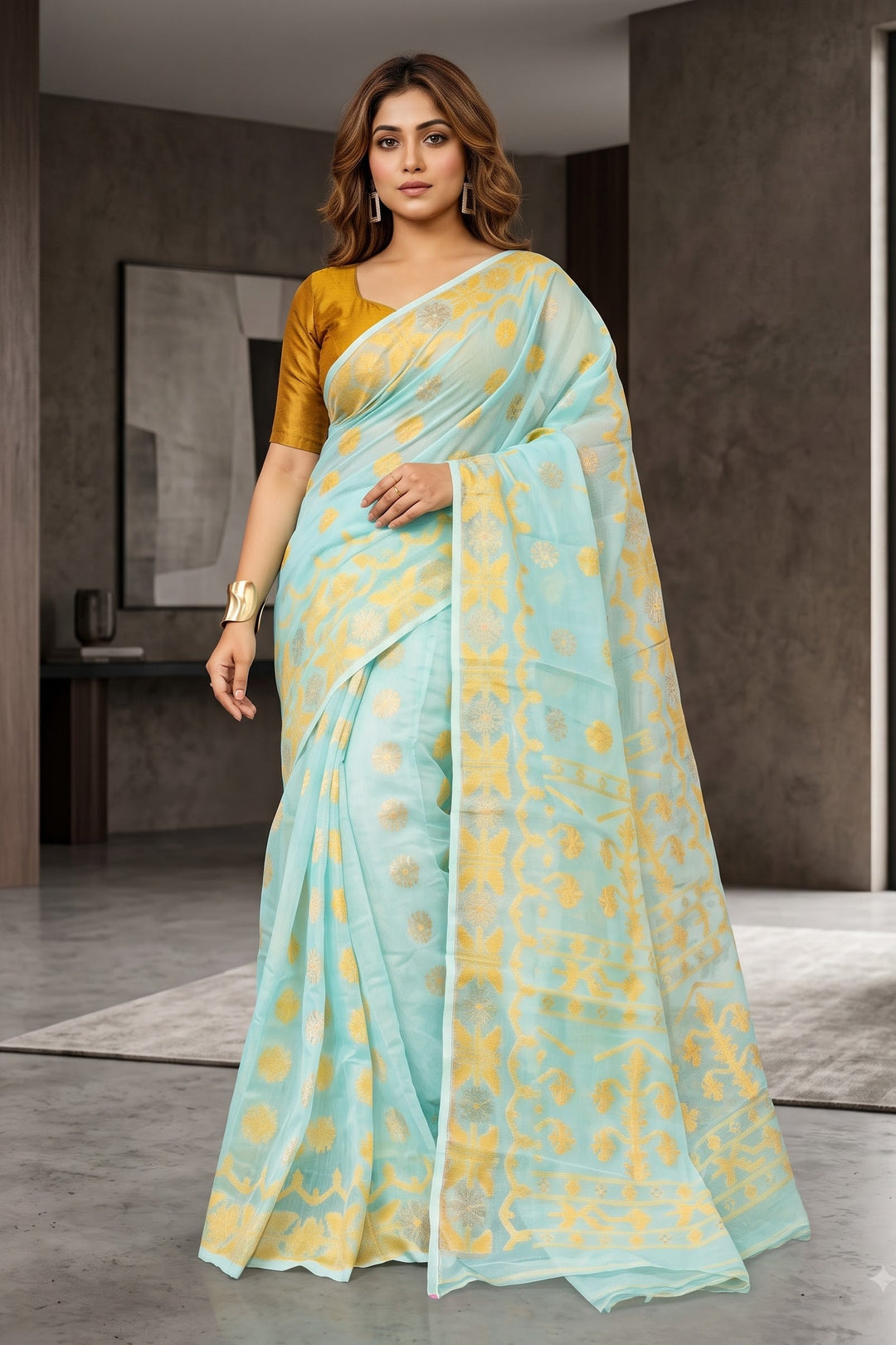 Utsab Bengal Jamdani Saree